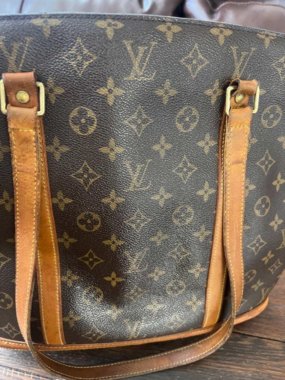 Authentic tote Louis Vuitton Monogram Canvas Babylone - Picture 7 of 11